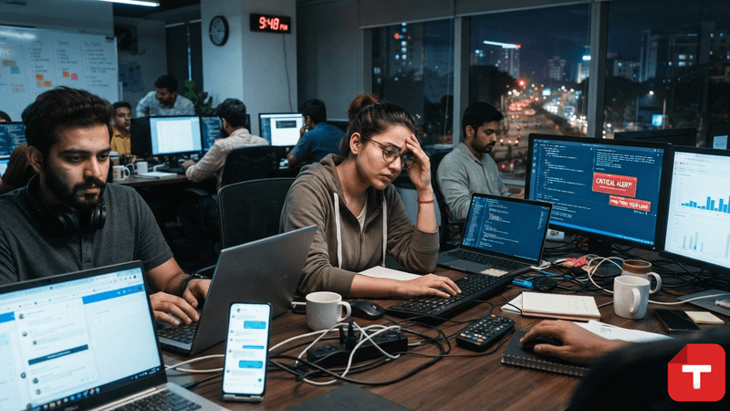 India's Tech Industry Grapples with Implications of a Hyper-Connected, Impulsive Work Culture